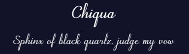 Chiqua by Akarija Studio — Script Handwritten Font — thumbnail 2