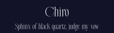Chiro by Sign Studio — Sans Serif Font — thumbnail 2