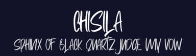Chisila by Skiiller Studio — Script Handwritten Font — thumbnail 2