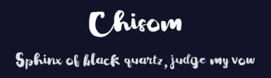 Chisom by madeDeduk — Script Handwritten Font — thumbnail 2
