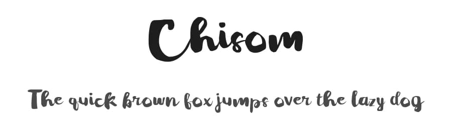 Chisom by madeDeduk — Script Handwritten Font