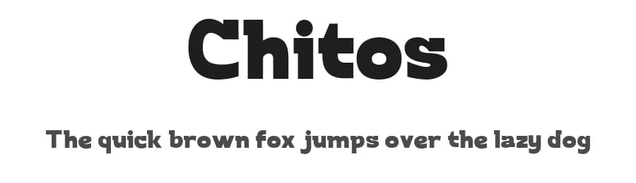 Chitos by madeDeduk — Sans Serif Font