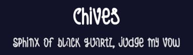 Chives by MJB Letters — Script Handwritten Font — thumbnail 2