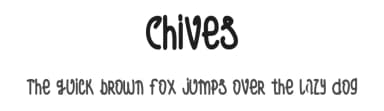 Chives by MJB Letters — Script Handwritten Font — thumbnail 1