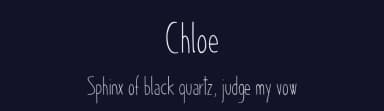 Chloe by GUD - Ohmyfont — Script Handwritten Font — thumbnail 2
