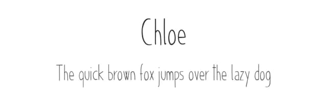 Chloe by GUD - Ohmyfont — Script Handwritten Font