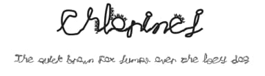 Chlorinej by Caffeen Fonts — Script Handwritten Font — thumbnail 1