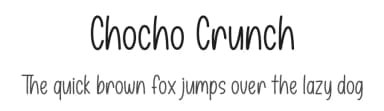 Chocho Crunch by DN Creative — Script Handwritten Font — thumbnail 1