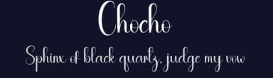 Chocho by Andi Moz — Script Handwritten Font — thumbnail 2