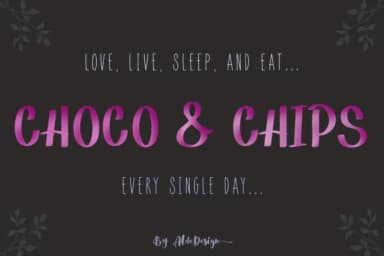 Choco & Chips Font by aldedesign — Script Handwritten Font — thumbnail 1