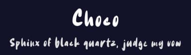Choco by kokostd — Script Handwritten Font — thumbnail 2
