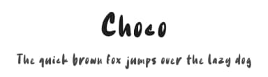 Choco by kokostd — Script Handwritten Font — thumbnail 1