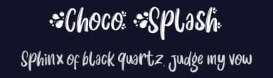 Choco Splash by Creakokun Studio — Script Handwritten Font — thumbnail 2