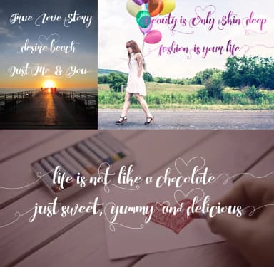 Chocolate Heart Font by feydesign — Script Handwritten Font — thumbnail 4