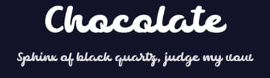 Chocolate by BBA Key — Script Handwritten Font — thumbnail 2