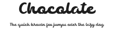 Chocolate by BBA Key — Script Handwritten Font — thumbnail 1
