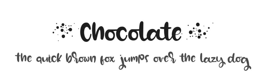 Chocolate by Markonah Creative — Script Handwritten Font