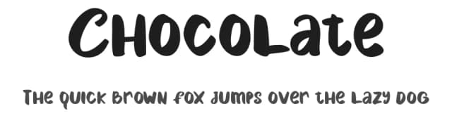 Chocolate by Vaiminit — Script Handwritten Font