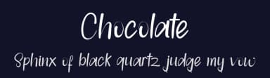 Chocolate by FreshtypeINK — Script Handwritten Font — thumbnail 2
