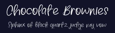 Chocolate Brownies by FreshtypeINK — Script Handwritten Font — thumbnail 2