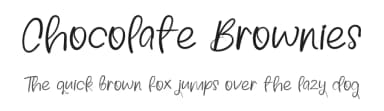 Chocolate Brownies by FreshtypeINK — Script Handwritten Font — thumbnail 1