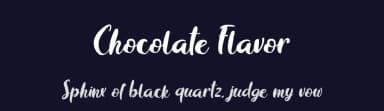 Chocolate Flavor by Octotype  | Thomas Boucherie — Script Handwritten Font — thumbnail 2