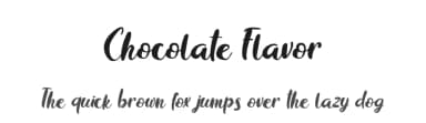 Chocolate Flavor by Octotype  | Thomas Boucherie — Script Handwritten Font — thumbnail 1