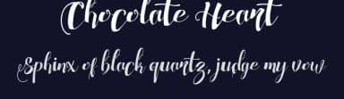 Chocolate Heart by FHFont — Script Handwritten Font — thumbnail 2