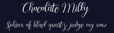 Chocolate Milky by FHFont — Script Handwritten Font — thumbnail 2