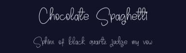 Chocolate Spaghetti by Inermedia Studio — Script Handwritten Font — thumbnail 2