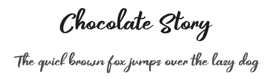 Chocolate Story by FHFont — Script Handwritten Font