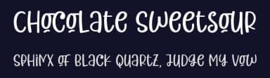 Chocolate Sweetsour by Airotype — Script Handwritten Font — thumbnail 2
