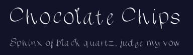 Chocolate Chips by Hadeel Gallaf — Script Handwritten Font — thumbnail 2