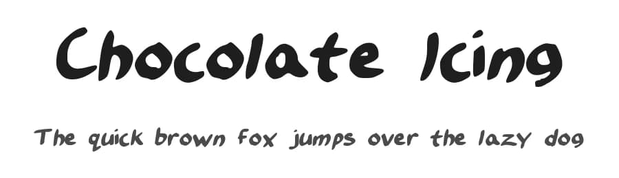 Chocolate Icing by Rocco Pisani — Script Handwritten Font