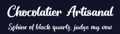 Chocolatier Artisanal by Octotype  | Thomas Boucherie — Script Handwritten Font — thumbnail 2
