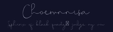 Choerunnisa by Edric Studio — Script Handwritten Font — thumbnail 2