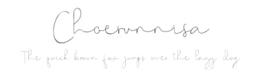 Choerunnisa by Edric Studio — Script Handwritten Font — thumbnail 1