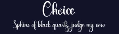 Choice by Andi Moz — Script Handwritten Font — thumbnail 2