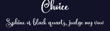 Choice by Scratchones — Script Handwritten Font — thumbnail 2