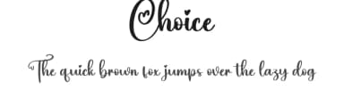 Choice by Scratchones — Script Handwritten Font — thumbnail 1