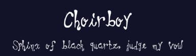 Choirboy by Alexis Baydoun — Script Handwritten Font — thumbnail 2