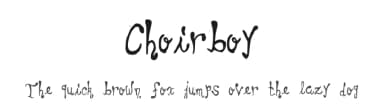 Choirboy by Alexis Baydoun — Script Handwritten Font — thumbnail 1