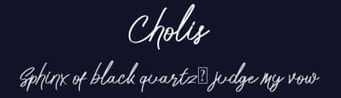 Cholis by Nico Muslib — Script Handwritten Font — thumbnail 2