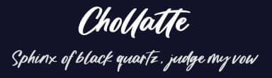 Chollatte by Silverdav Studio — Script Handwritten Font — thumbnail 2