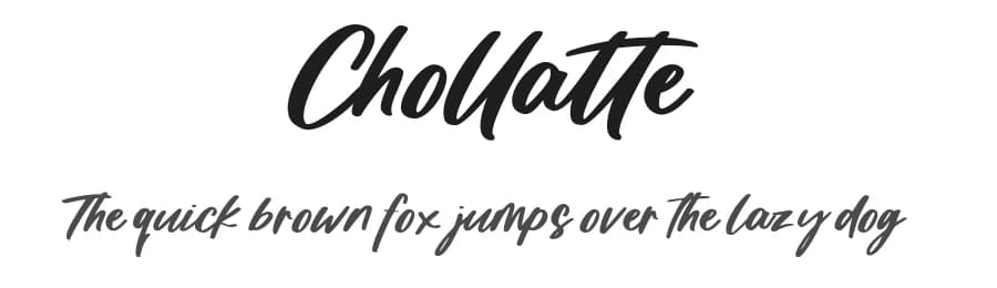 Chollatte by Silverdav Studio — Script Handwritten Font — preview 1