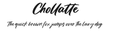 Chollatte by Silverdav Studio — Script Handwritten Font — thumbnail 1