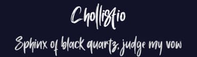 Chollistio by Letterara — Script Handwritten Font — thumbnail 2