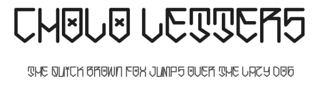 Cholo Letters by Richie Mx — Script Handwritten Font