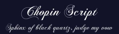 Chopin Script by ClaudeP — Script Handwritten Font — thumbnail 2