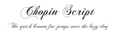 Chopin Script by ClaudeP — Script Handwritten Font — thumbnail 1